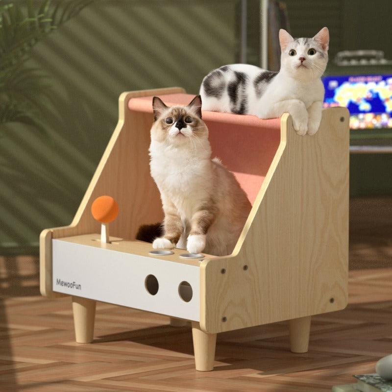 All-in-One Cozy Cat Haven: The Perfect Semi-Enclosed Retreat for Your Feline Friend - Dog Hugs Cat