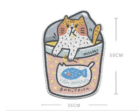 Anti-Splash Cat Litter Mat - Keep Your Floors Clean and Fresh - Dog Hugs Cat