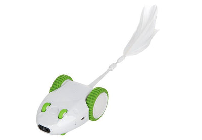 Automatic Feather Fun Cat Toy - Dog Hugs Cat