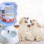 Automatic Pet Feeder & Water Fountain Combo - Large Capacity, Eco-Friendly Design - Dog Hugs Cat