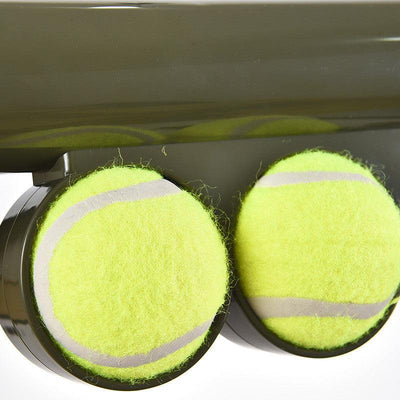 Automatic Tennis Ball Launcher: Shoot and Fetch for Tennis Pets - Dog Hugs Cat