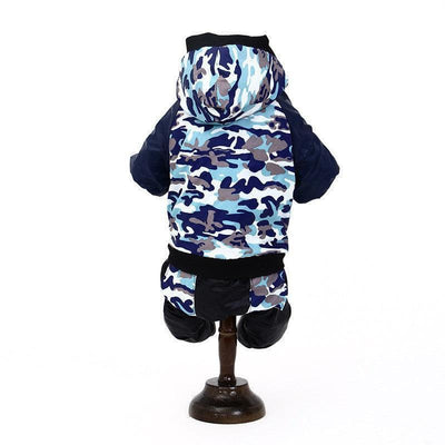 Autumn Winter Camouflage Hooded Pet Clothing - Stylish and Cozy Pet Camo Jacket - Dog Hugs Cat