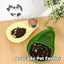Avocado Pawsome Pet Feeding Set: Automatic Food Bowl and Water Dispenser - Dog Hugs Cat