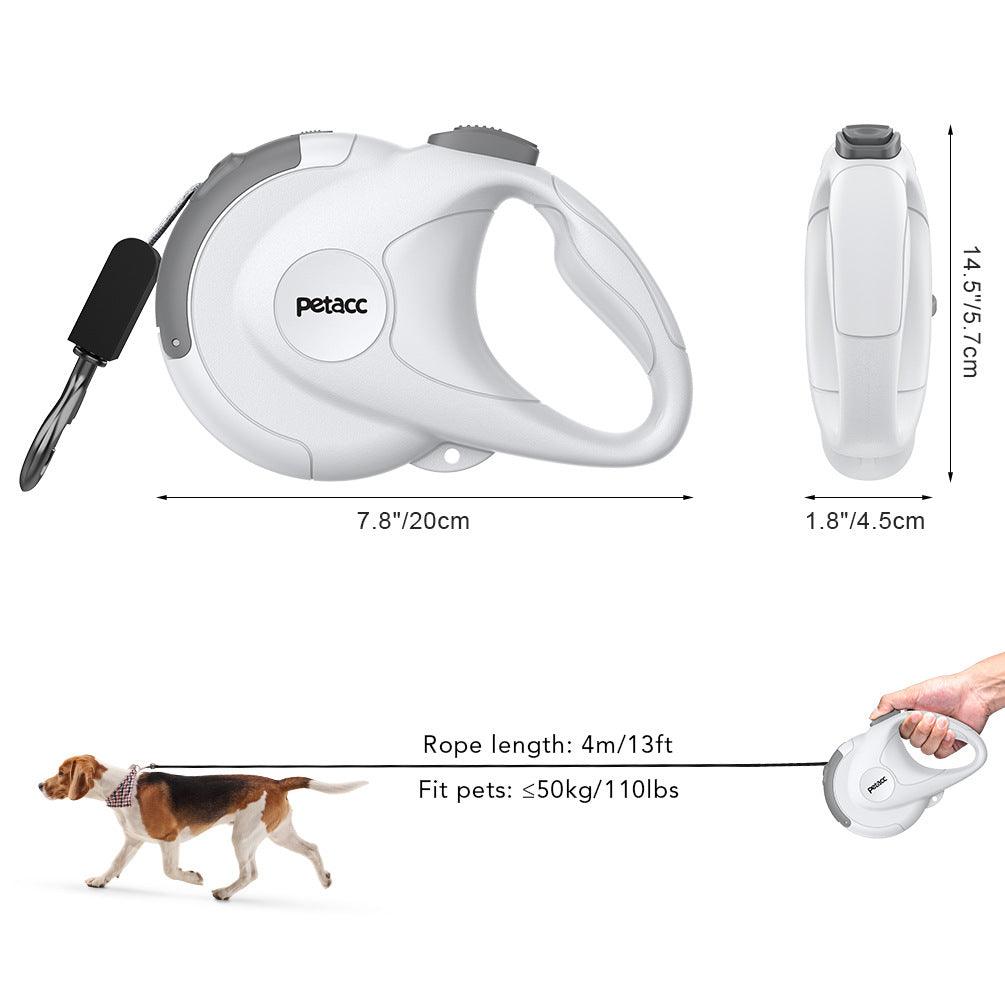 Retractable Reflective Dog Walking Tractor For Pet Products - Dog Hugs Cat