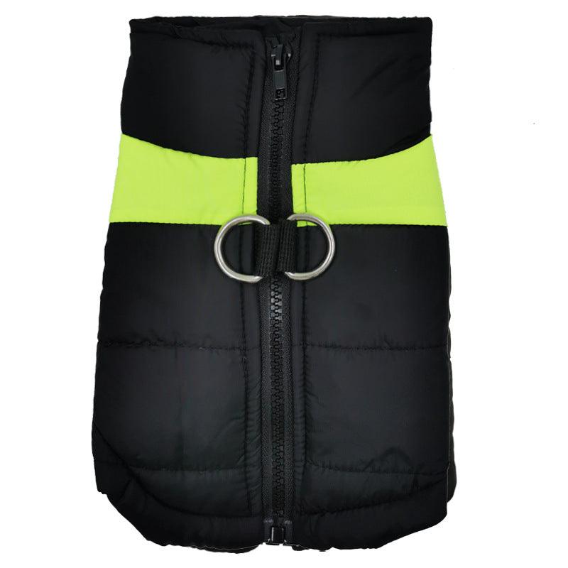 Big Dog Pet Vest Ski Suit Waterproof Cotton Coat Jacket Autumn And Winter Warm Clothing For Pets - Dog Hugs Cat