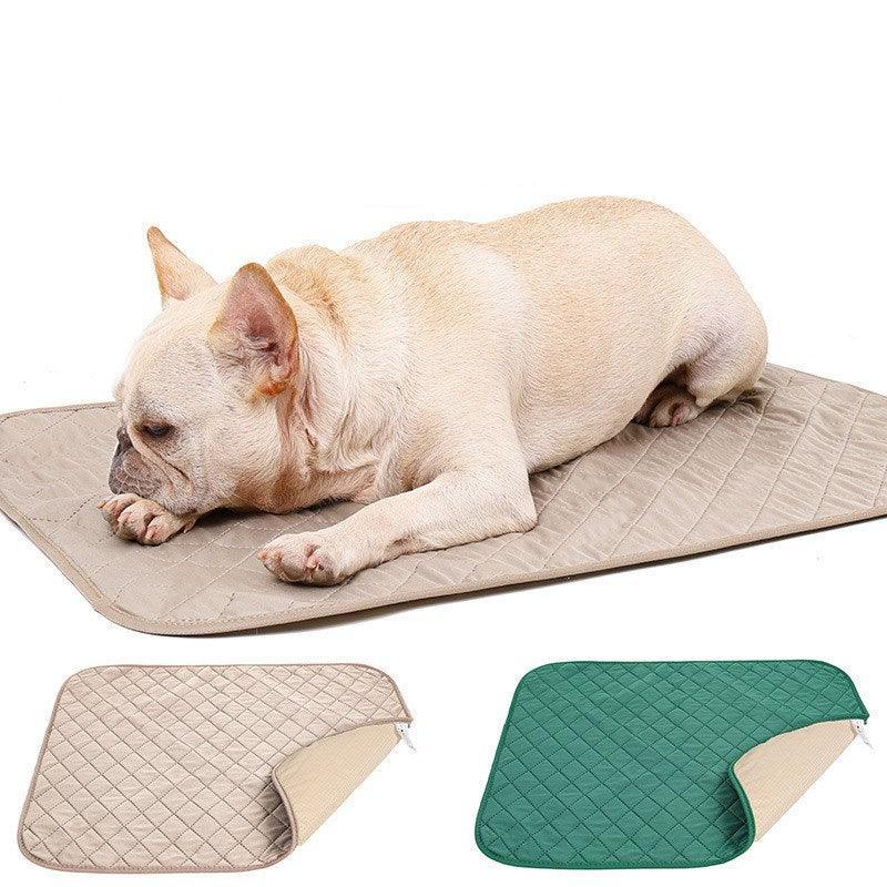 Bamboo Bliss Pet Cooling Mat - Dog Hugs Cat