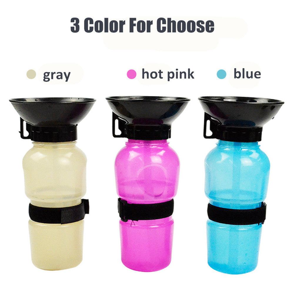 Pet Dog Drinking Water Bottle Sports Squeeze Type Puppy Cat Portable Travel Outdoor Feed Bowl Drinking Water Jug Cup Dispenser - Dog Hugs Cat