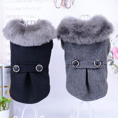 Bipedal Woolen Dog Coat - Cozy and Stylish Winter Wear for Your Pup - Dog Hugs Cat