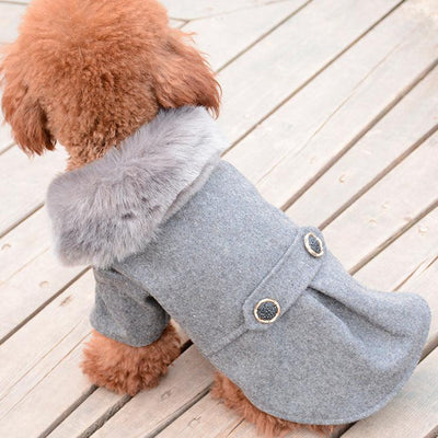 Bipedal Woolen Dog Coat - Cozy and Stylish Winter Wear for Your Pup - Dog Hugs Cat