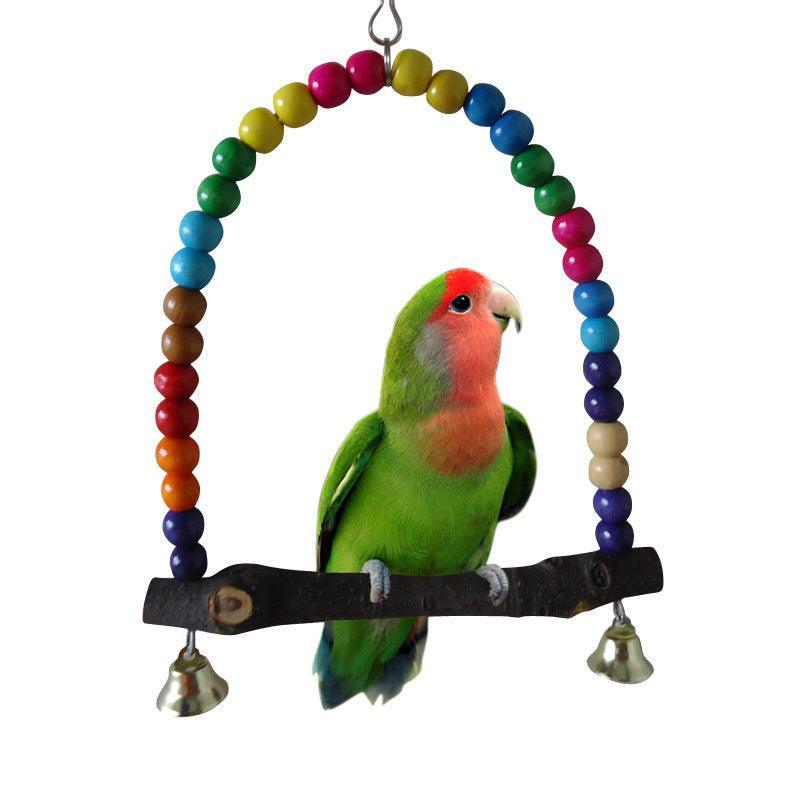 Birdie Ramps Birdie Paradise Hanging Swing - Dog Hugs Cat