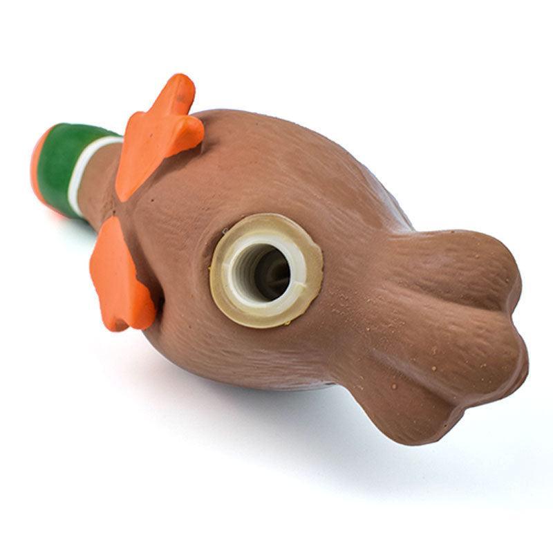 Boredom Buster Latex Duck Dog Toy - Dog Hugs Cat