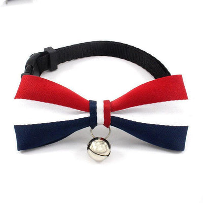 British Monochrome Nylon Cat Bell Collar - Dog Hugs Cat