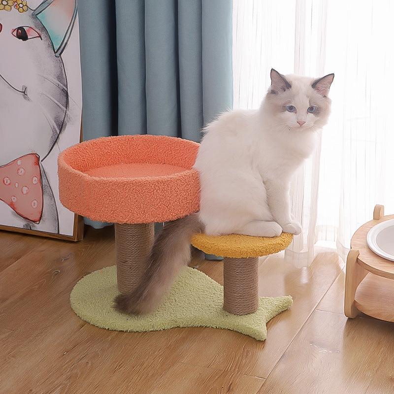 Cat Climbing Frame Cat Climbing Frame Cat Nest Cat Tree One Tongtian Column - Dog Hugs Cat