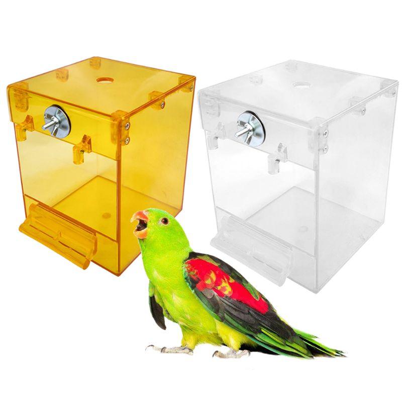 External Bird Bath Transparent Bath Square Basin Bird Supplies Pet Supplies - Dog Hugs Cat