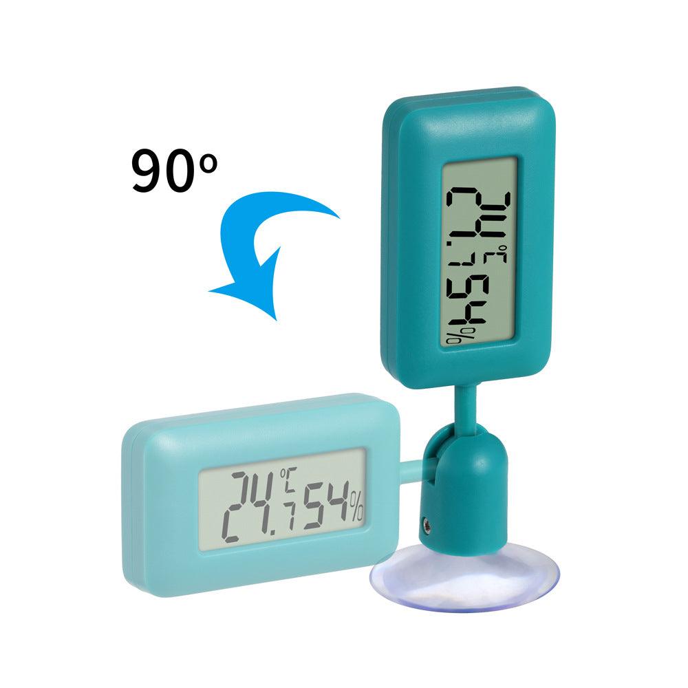 Mini Reptile Thermometer Glow-In-The-Dark Large Suction Cup - Dog Hugs Cat