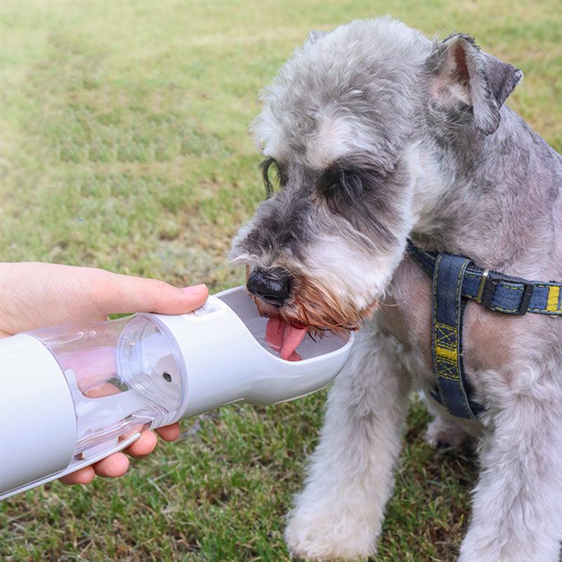 Pet Dog Go Out Mug With Garbage Bag Water Cup Pets Supplies - Dog Hugs Cat