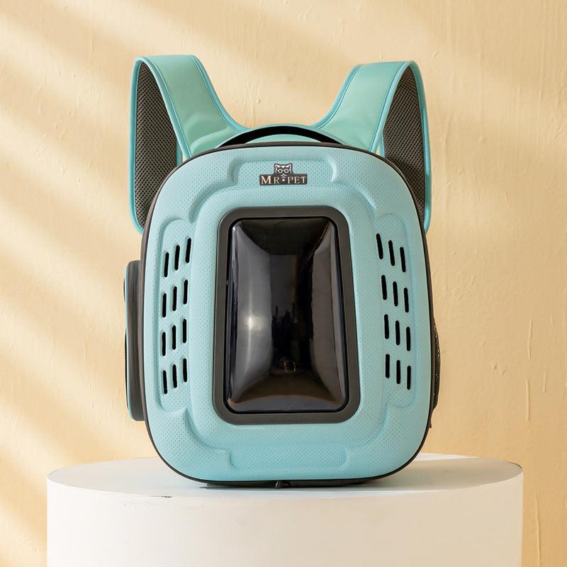 Pets Go Out Portable Breathable Backpack - Dog Hugs Cat
