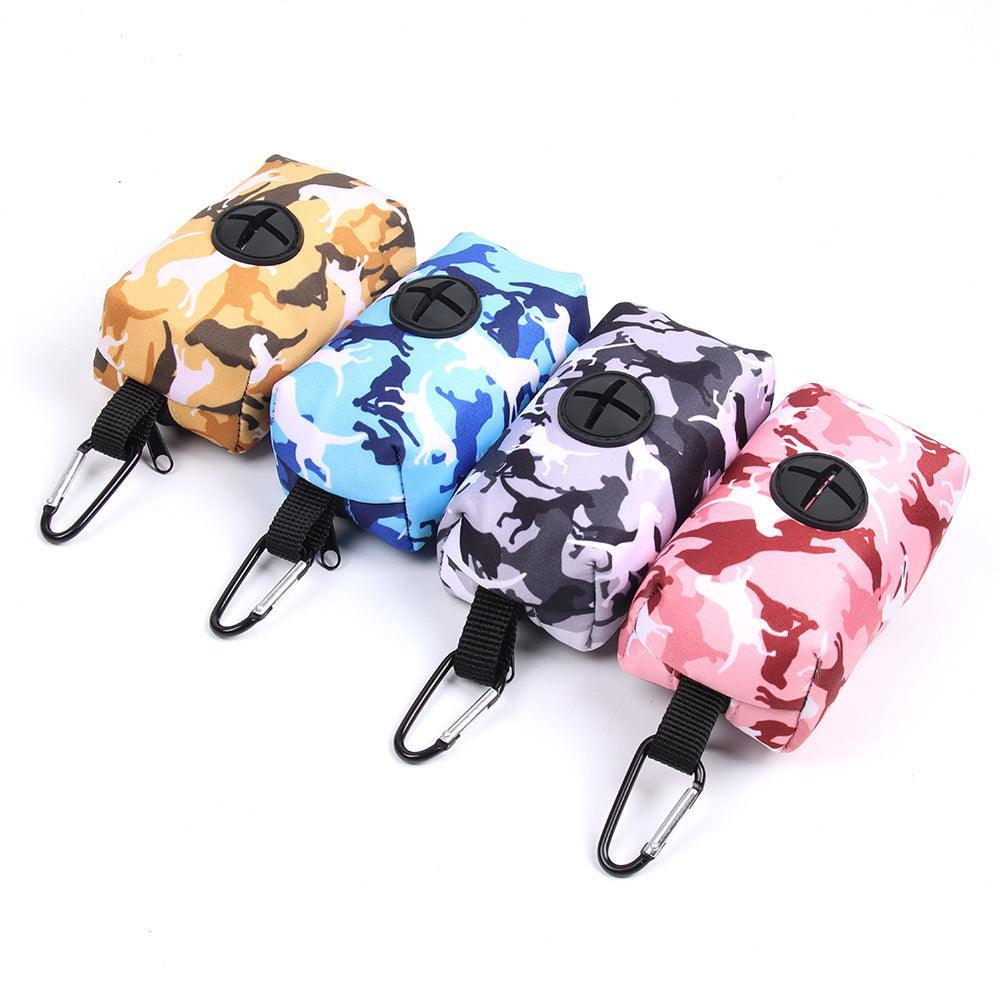 Camouflage Dog Chest Harness Set with Printed Polyester Strap - Dog Hugs Cat