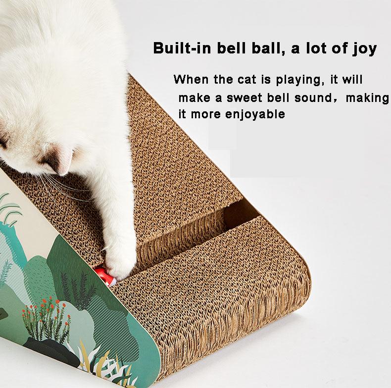 Cat Scratch Pad and Toy Combo - Dog Hugs Cat