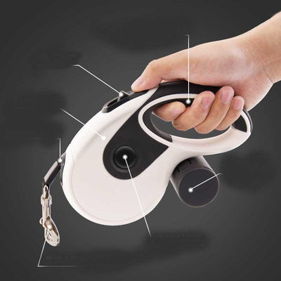 Automatic Retractable Traction Rope For Household Pets - Dog Hugs Cat