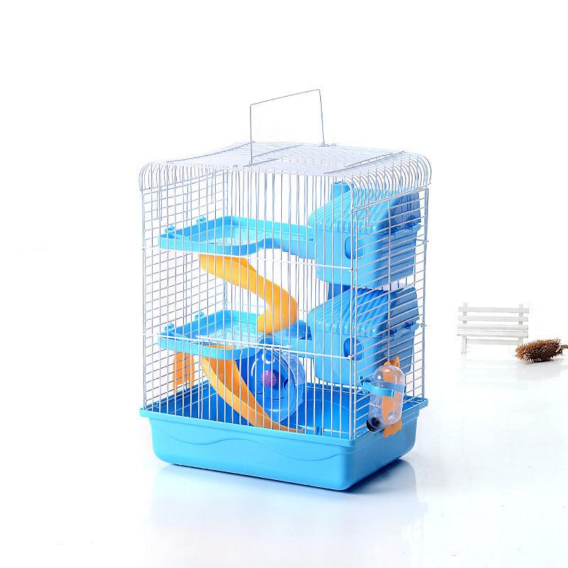 Three-Storey Hamster Cage Luxury Villa - Dog Hugs Cat