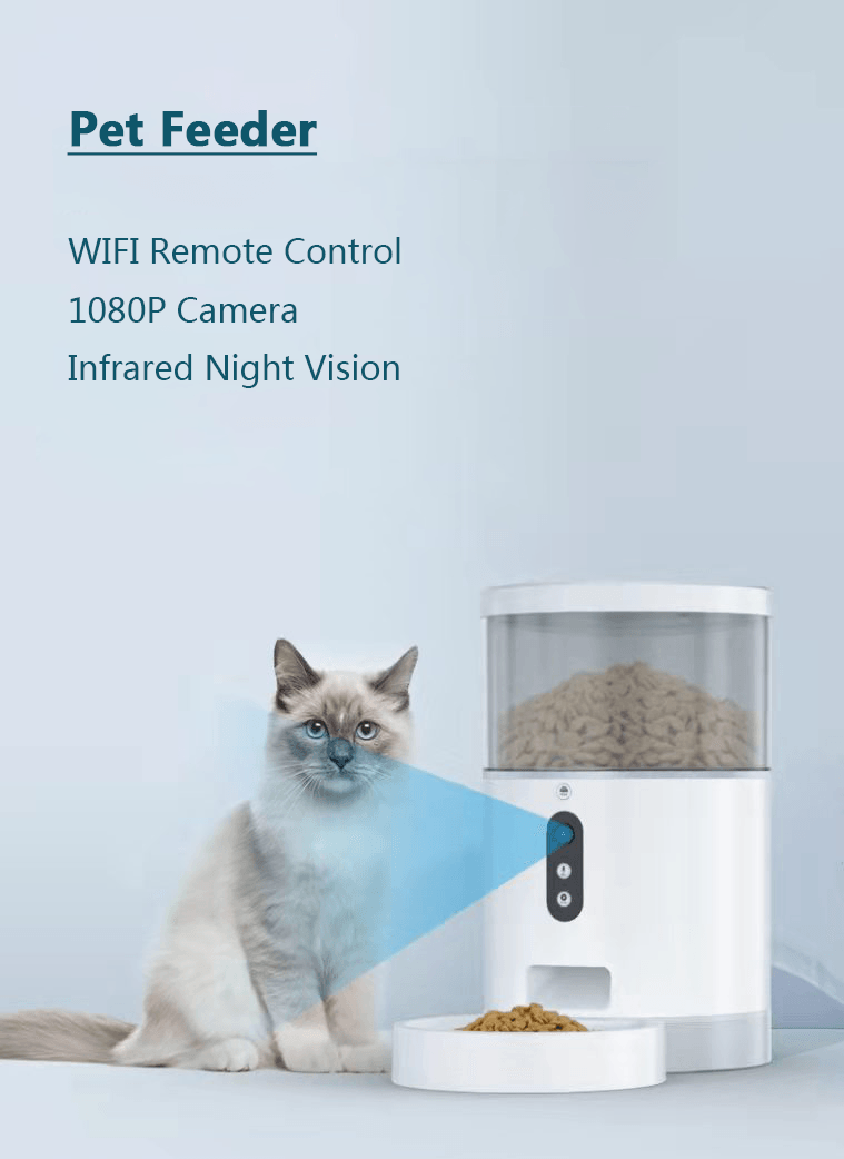 Smart Pet Automatic Feeder Water Feeder - Dog Hugs Cat