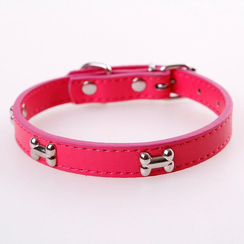 Fashionable Personality Pet Pu Neck Ring Accessories - Dog Hugs Cat