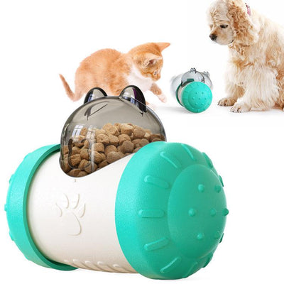 Pets Toys Dog Cat Leaking Food Ball Educational Interactive Toys Swing Bear Slow Food Ball - Dog Hugs Cat