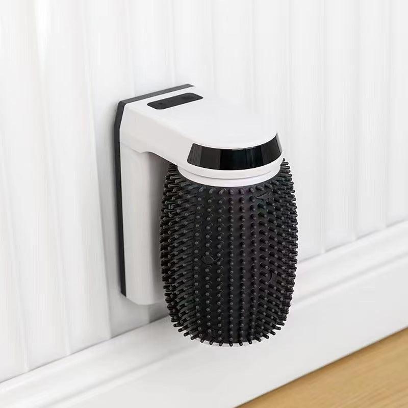 Automatic Cat Self Groomer Wall Corner Brushes Soft Cat Corner Scratcher Self Grooming - Dog Hugs Cat