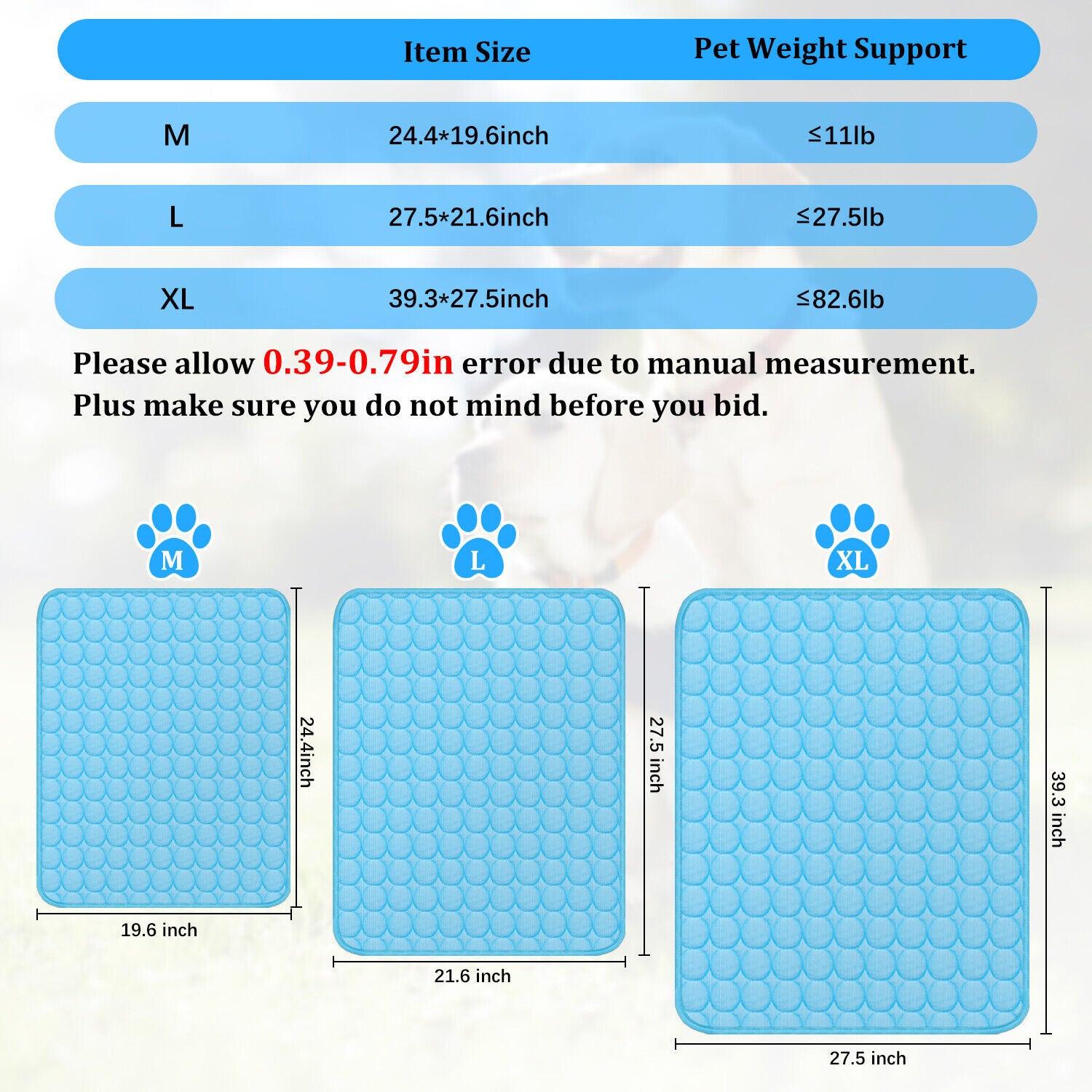 Pet Cooling Mat Cool Pad Cushion Dog Cat Puppy Blanket For Summer Sleeping Bed Dog Cooling Bed Pet Cooling Mat - Dog Hugs Cat