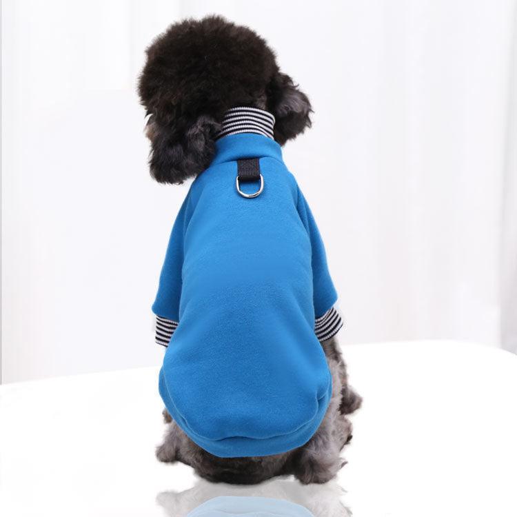 Tractionable Reflective Sweater Night Walking Dog Cat Pet Clothes - Dog Hugs Cat