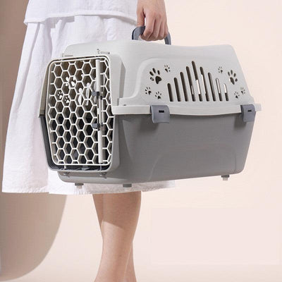 Cat Air Box Large Dog Cage Small And Medium-Sized Dog Outing Carrying Bag - Dog Hugs Cat