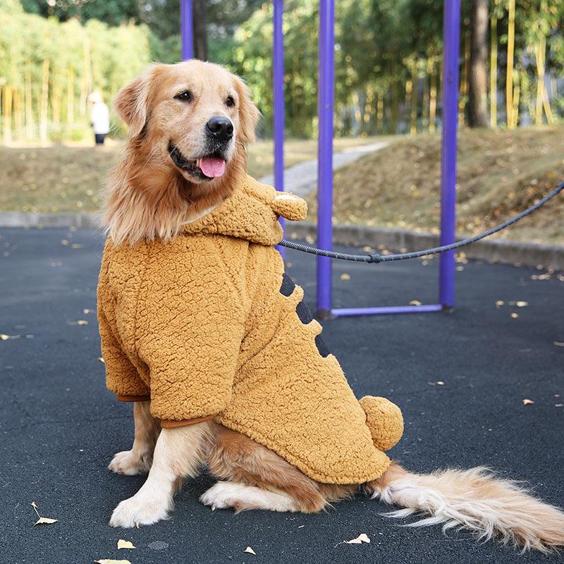 Medium And Large Dogs Thickened Pet Autumn And Winter Clothing - Dog Hugs Cat