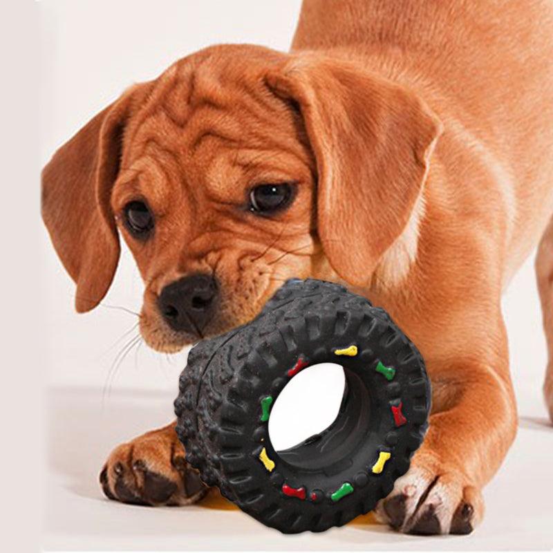 Small Tire Pet Vocalizations Glue Dog Toys - Dog Hugs Cat