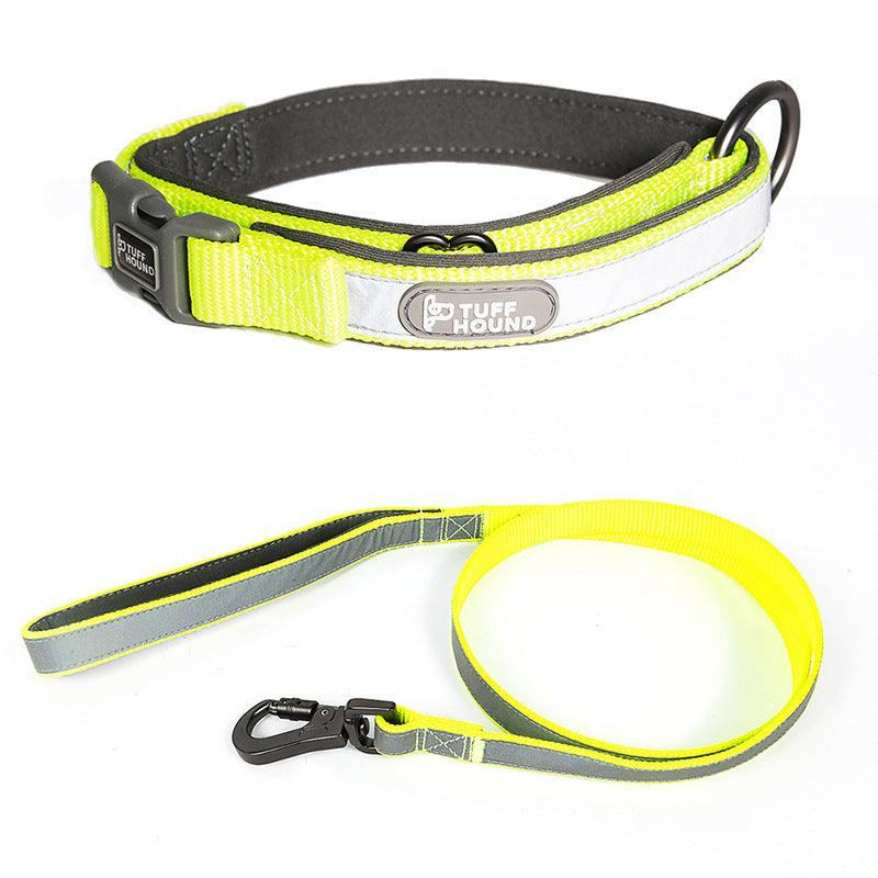 Dog Collar Pet Products Reflective Full Neck Traction Set - Dog Hugs Cat