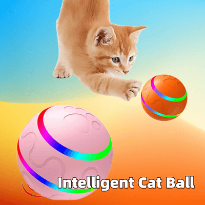 Pet New Cat Wicked Ball Toy Intelligent Ball Usb Cat Toys Self Rotating Ball Automatic Rotation Ball - Dog Hugs Cat