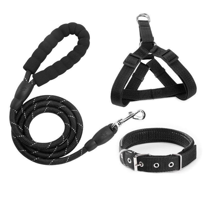 Eva Reflective Pet Dog Leash Collar Set - Dog Hugs Cat