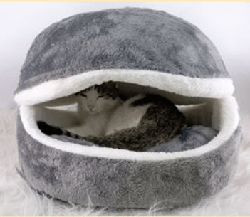 Removable Cat Litter Dog Kennel Pet Nest Hamburger Nest Shell - Dog Hugs Cat