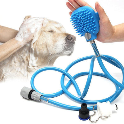 Pet Cleaning Supplies Outdoor Shower Bath Brush Dog - Dog Hugs Cat